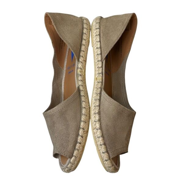 VERBENAS Cruz Espadrille Suede Leather Light Tan Khaki Color Size 8.5 9 US - Picture 8 of 16